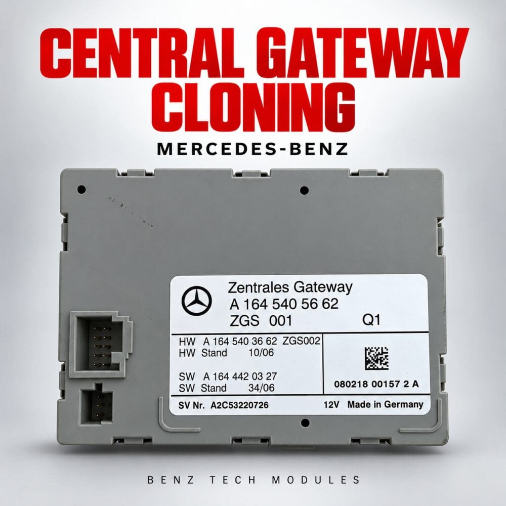 Mercedes-Benz central gateway module cloning — Benz Tech Modules