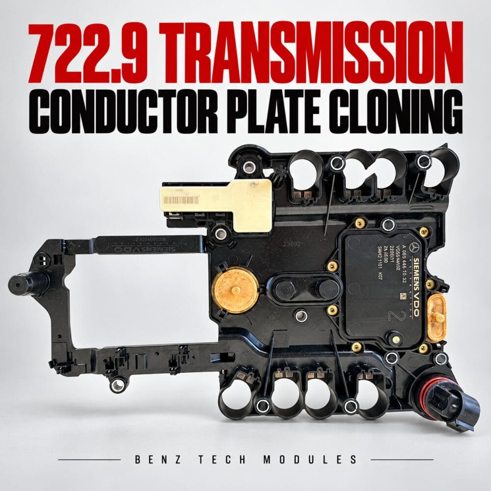 Mercedes 722.9 transmission conductor plate cloning — Benz Tech Modules