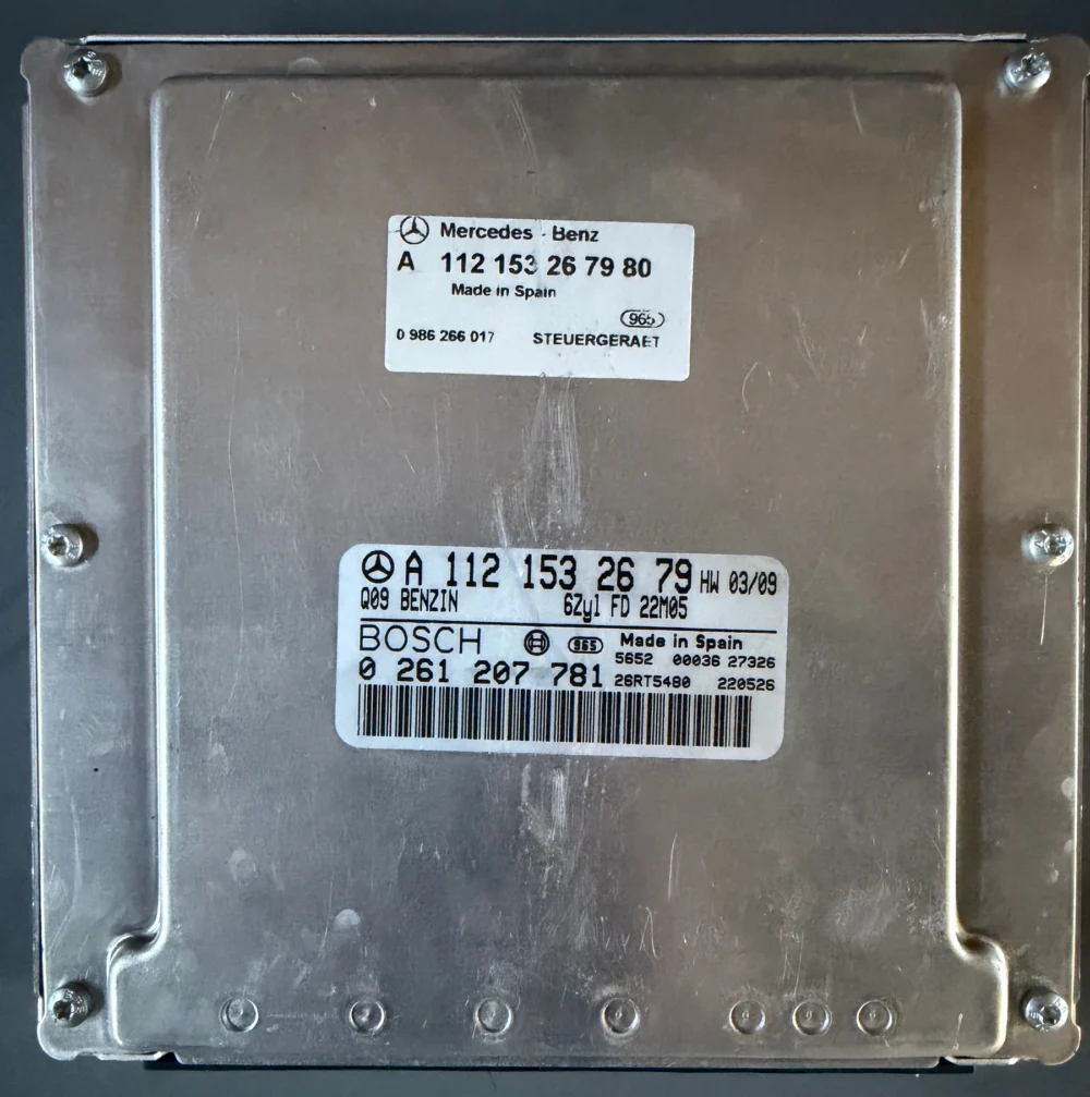 Mercedes-Benz A1121532679 used ECM with original factory label